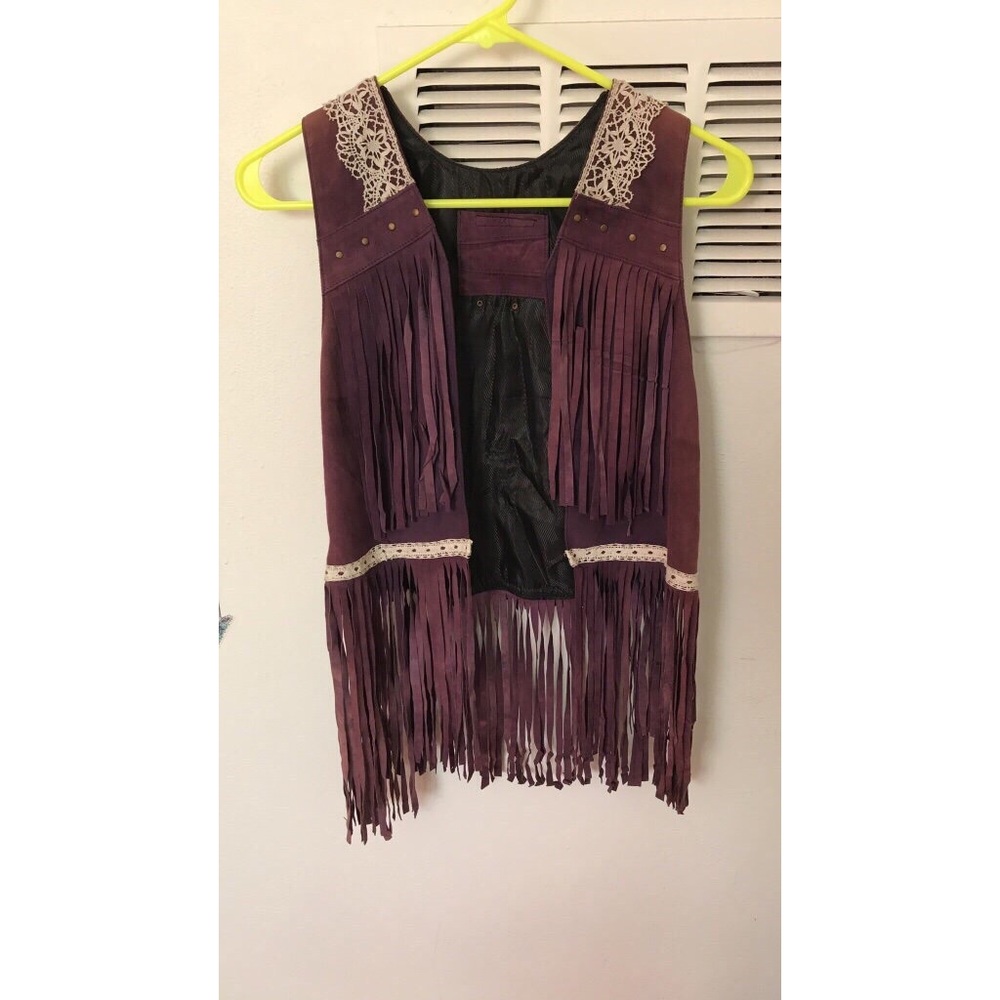 Vintage fringe vest